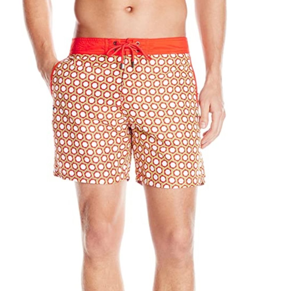 Mr. Swim Men's Honeycomb Chuck Swim Trunk